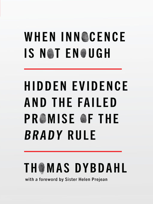 Title details for When Innocence Is Not Enough by Thomas L. Dybdahl - Available